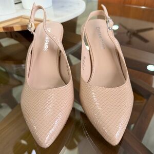 Dream Pairs Women's Blush Textured Heels